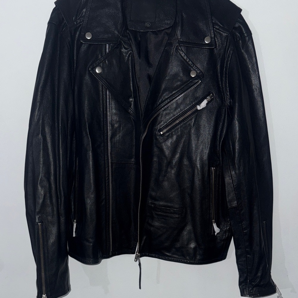 Blank NYC Women's Black Leather Jacket